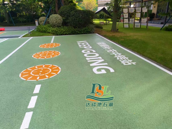 【透水混凝土】萬科天空之城景觀道路！